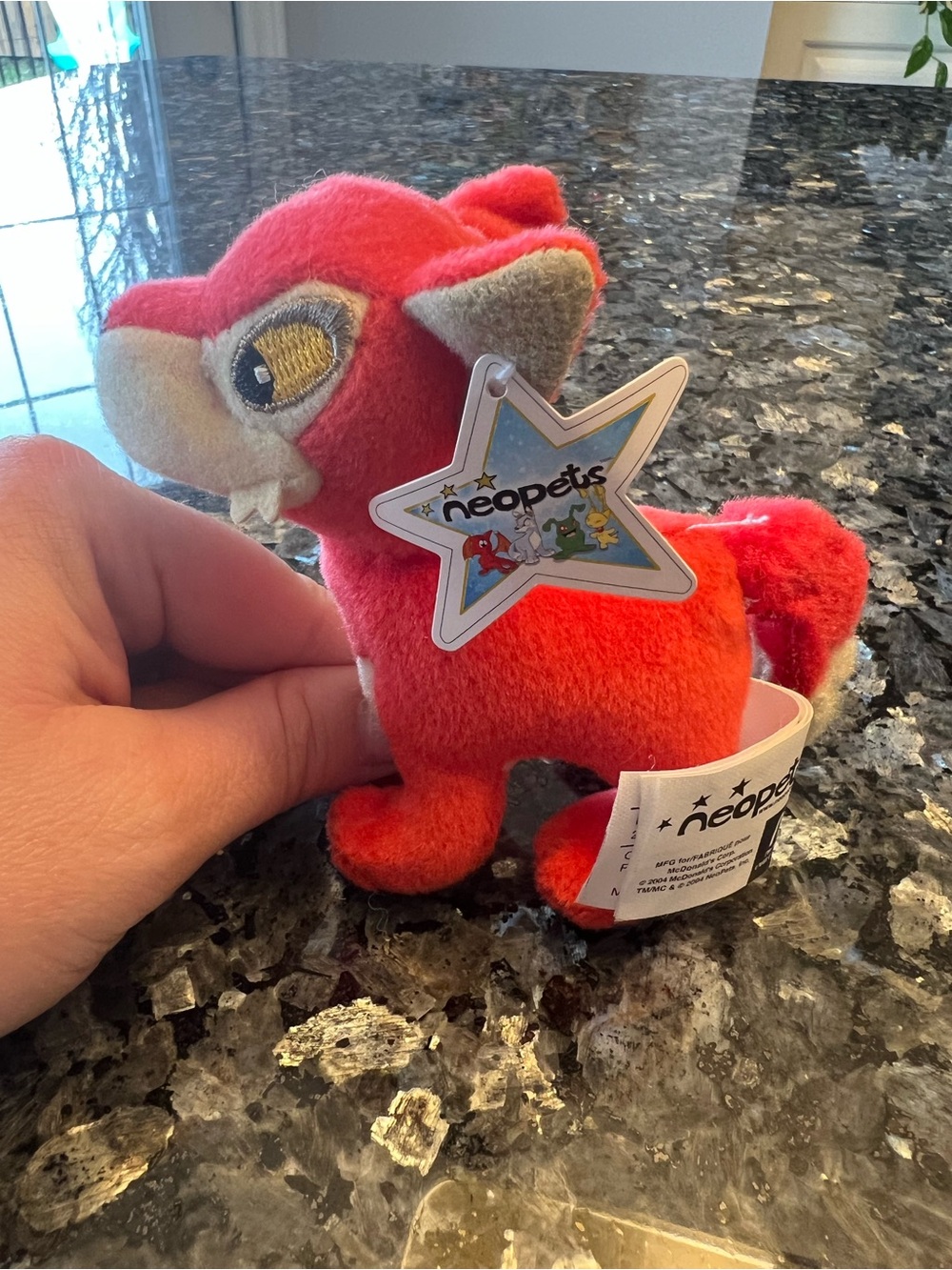 McDonald’s Neopets Red Lupe Plushie